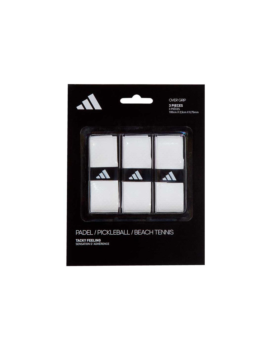 Adidas Overgrip Alb x3