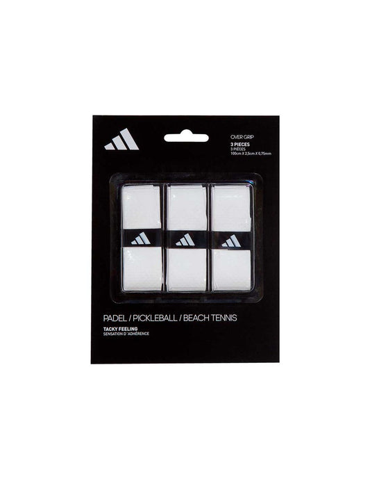 Adidas Overgrip Alb x3